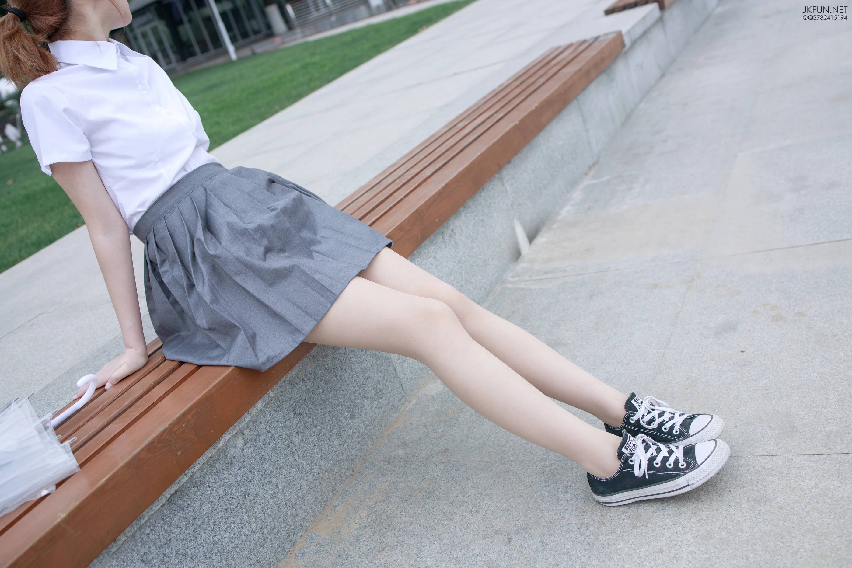 森萝财团 [JKFUN-005] 卉子 10D肉丝 [116P 1V]插图5